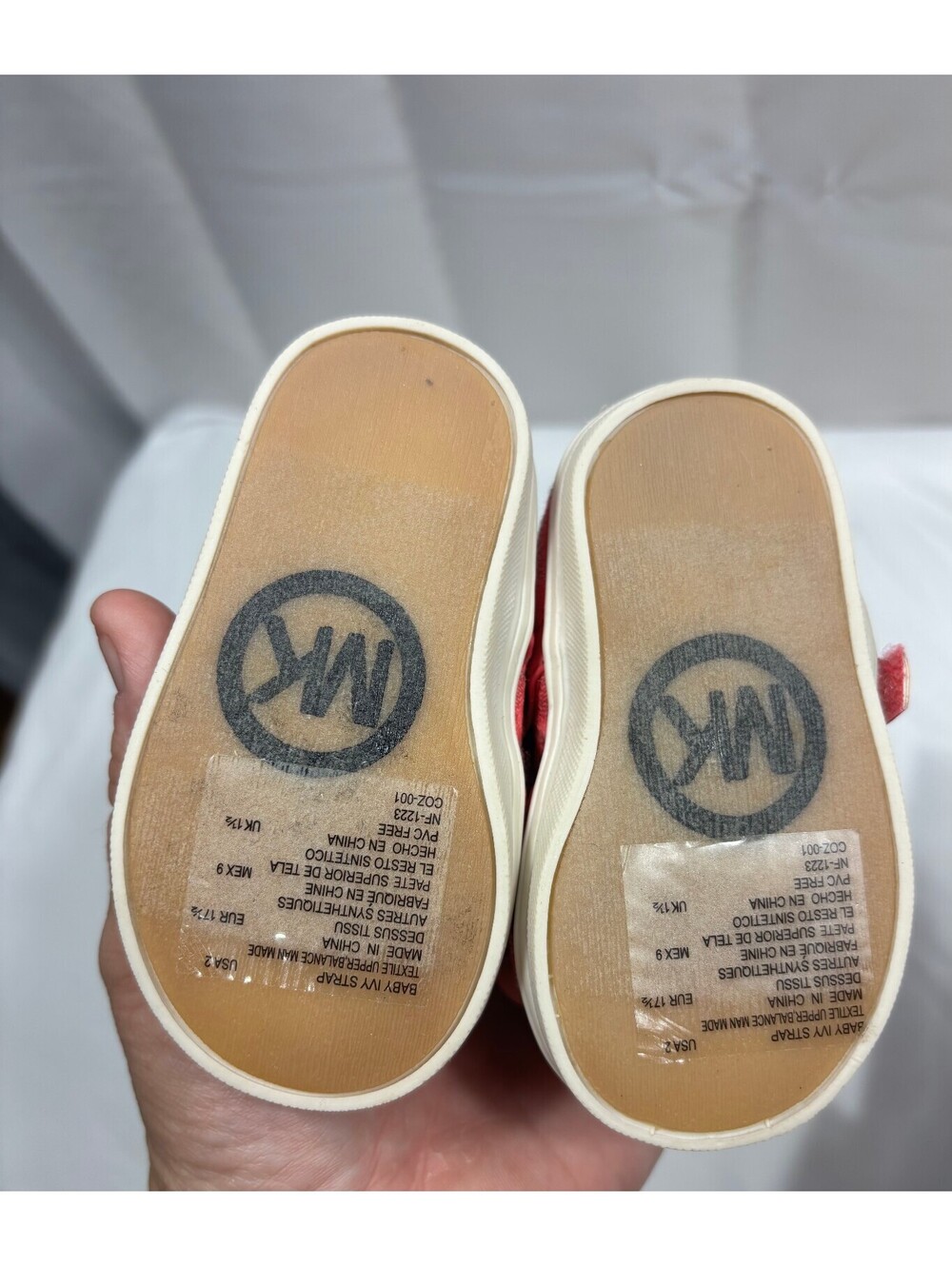 Michael Kors Baby Girls Pink Logo Mary Jane Shoes Size 2 (3-6 Months) - Picture 3 of 4